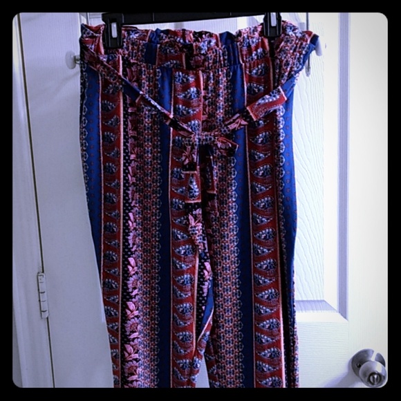 Mudd Pants - Paper bag waist jersey joggers nwt